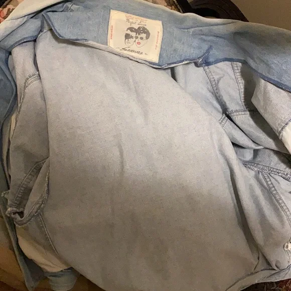Sayonara perfect look denim jacket size L - Picture 11 of 13